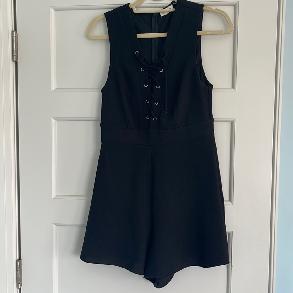 Silence and Noise Black Romper size 6